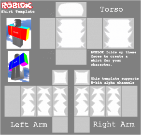 Roblox Shaded Shirt Template Download PNG Image | PNG Mart