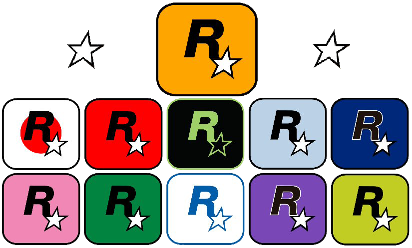 Imagem transparente do logotipo do rockstar PNG