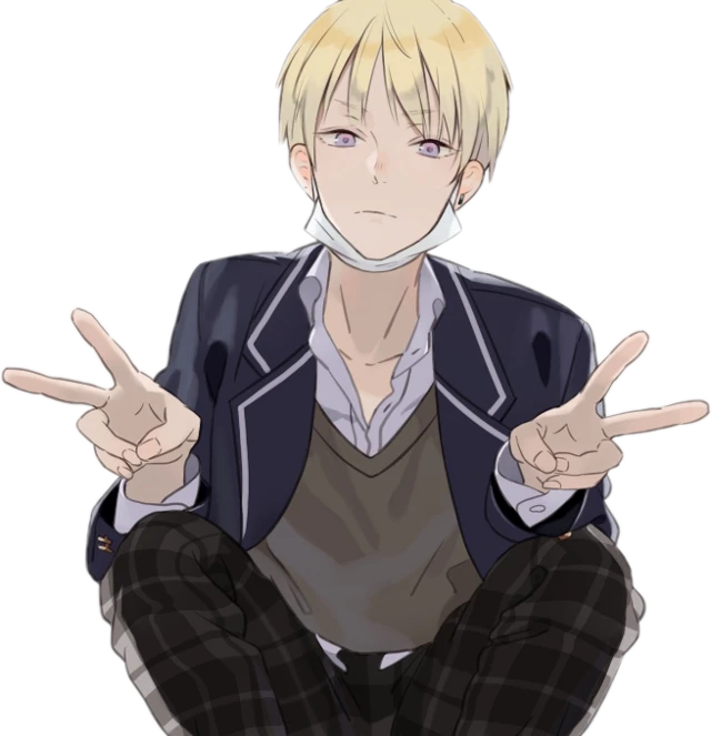 Paaralan anime boy PNG Clipart
