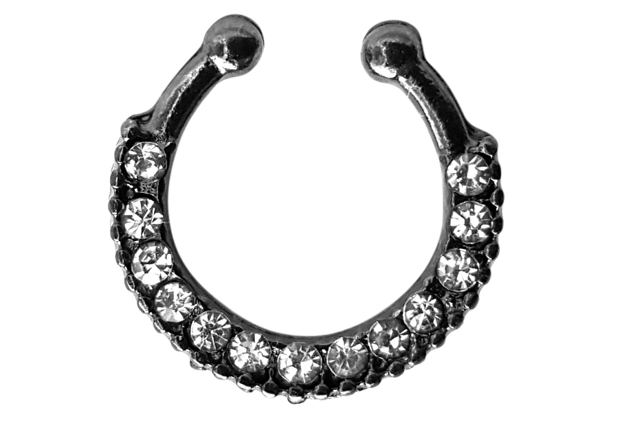 Septum Ring Piercing PNG Background Image