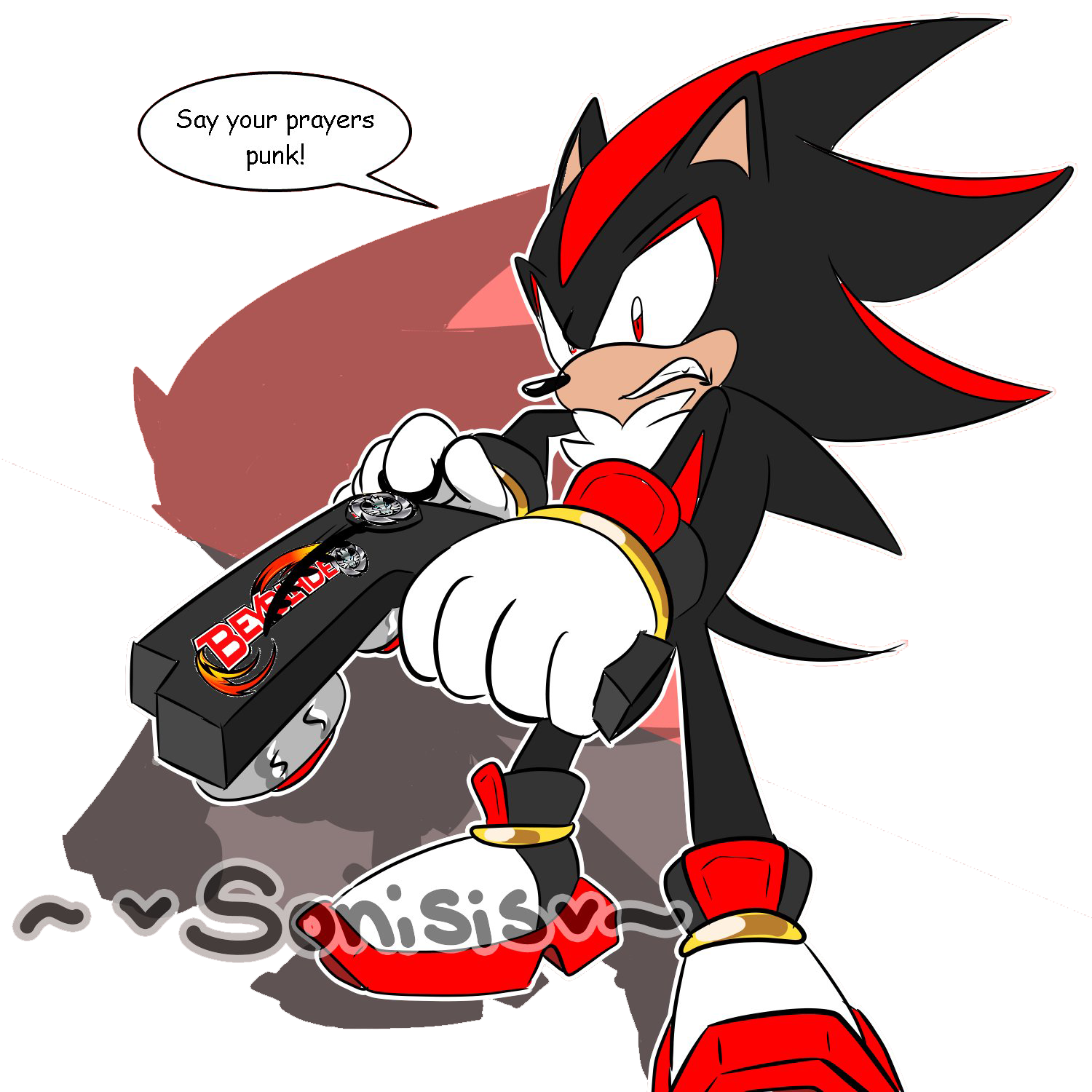 Schatten das Igel-Sonic-PNG-Bild