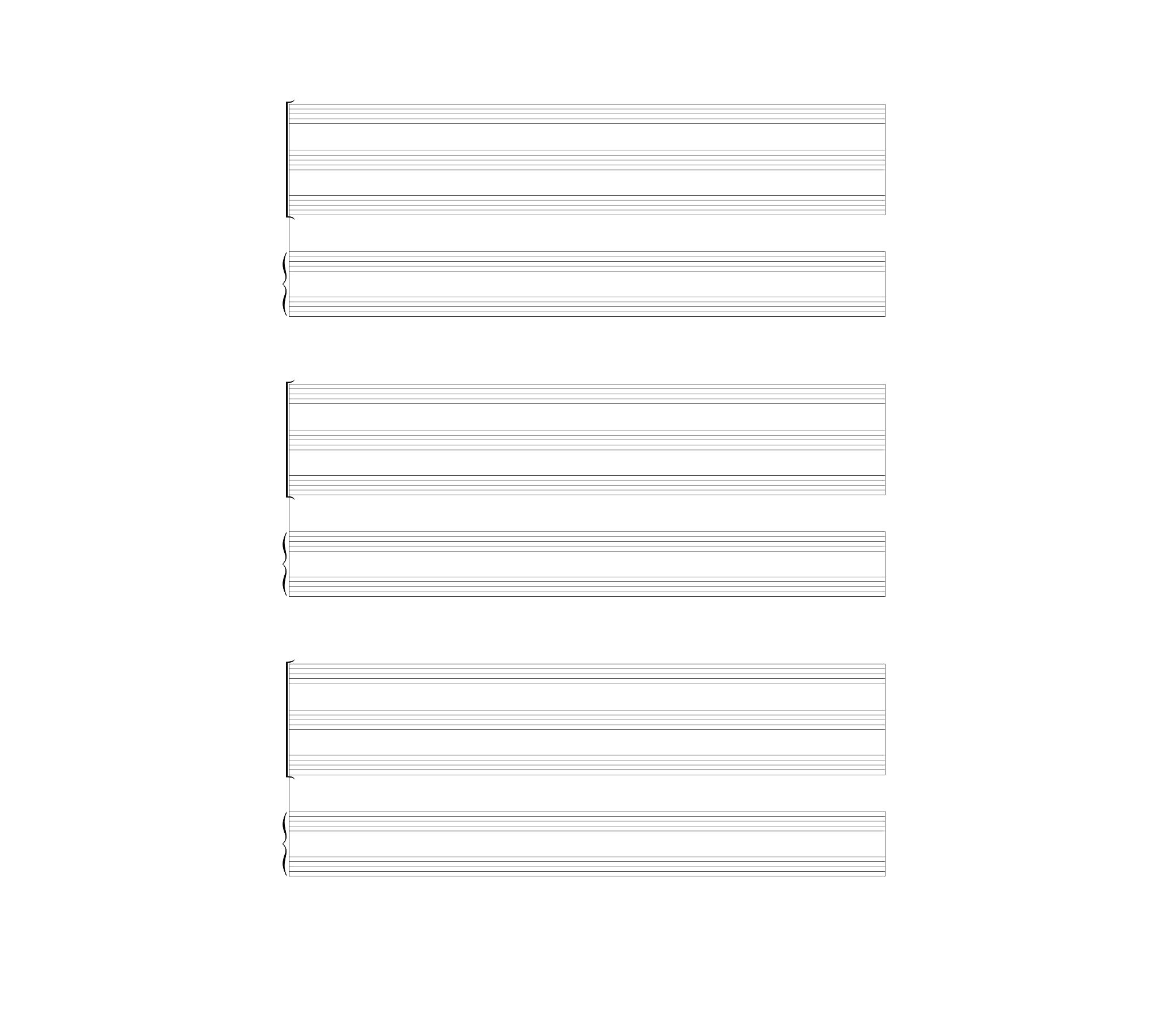 Bladmuziek blanco PNG-afbeelding