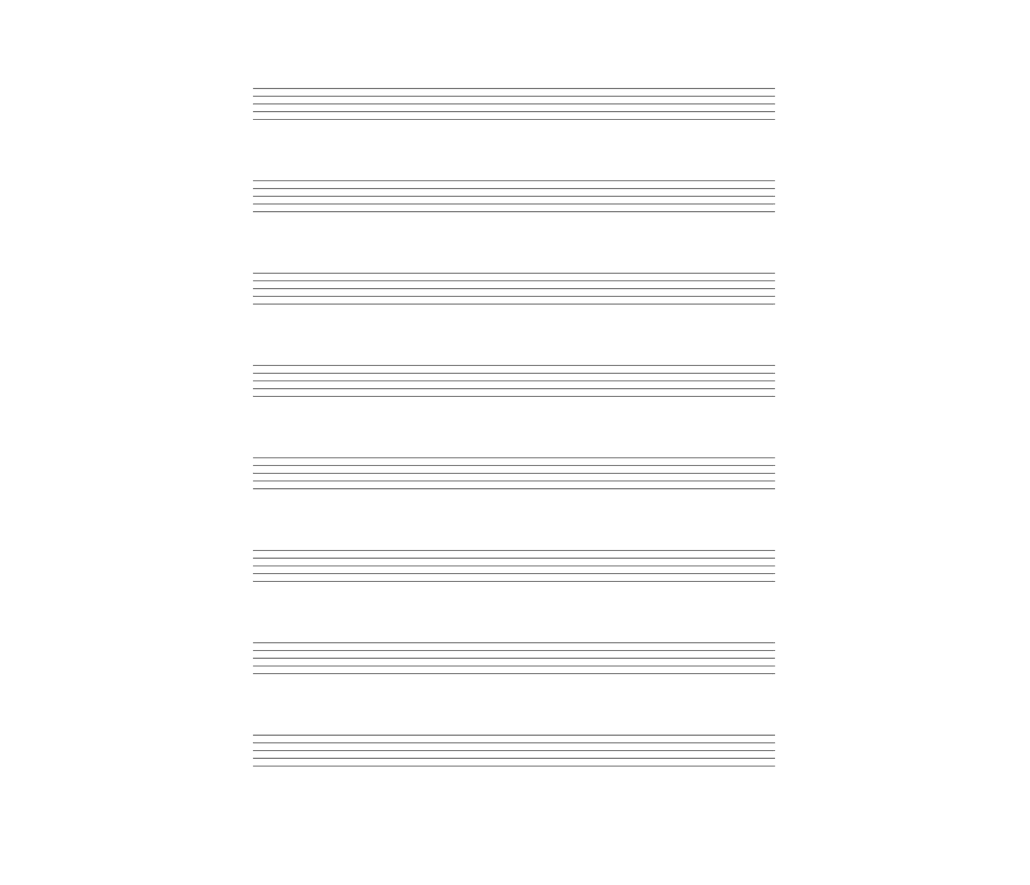 Folha de partituras em branco transparente PNG