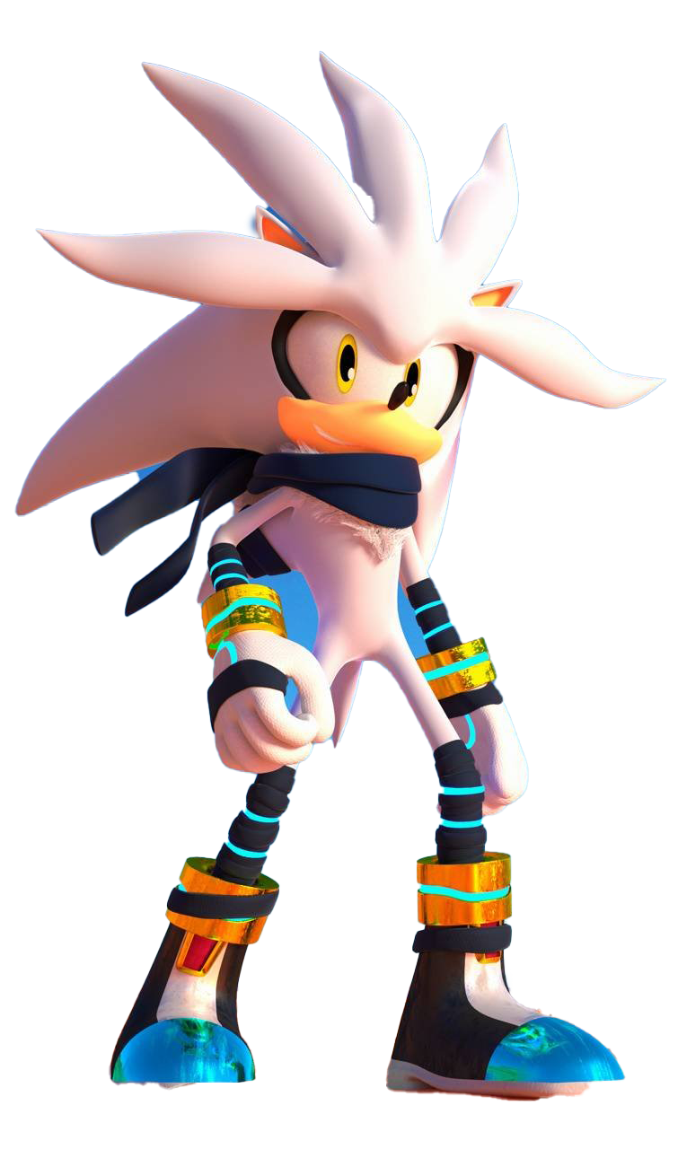 Silver The Hedgehog PNG Photo