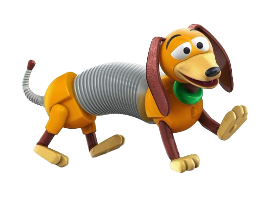 Slinky Hund Transparenter Hintergrund