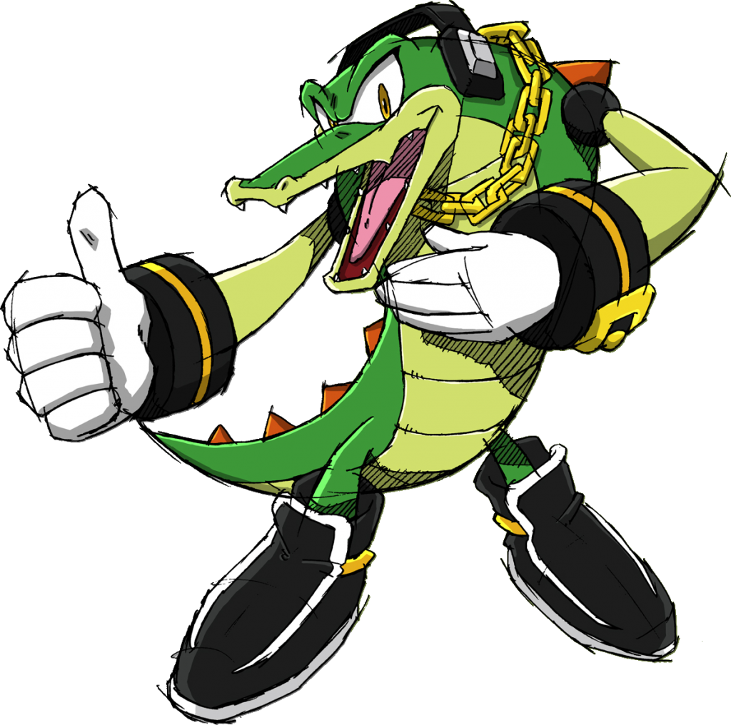 Sonic Vector Alligator PNG Image