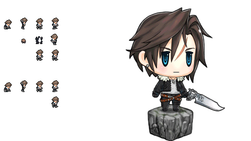 SQUALL LEONHART PNG PIC