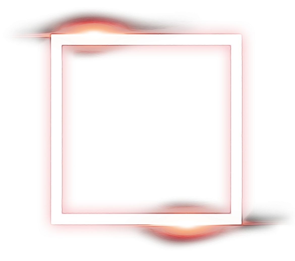 Square Glow Light Effect PNG File