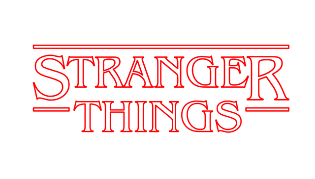 الأشياء الغريبة logo PNG صورة
