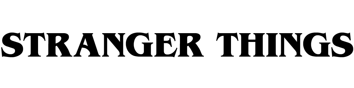 Fremder Sachen Logo transparent PNG