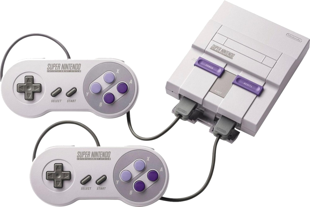 Süper Nintendo Eğlence Sistemi SNES PNG Image