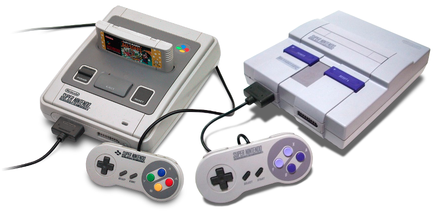 Süper Nintendo Eğlence Sistemi SNES PNG Şeffaf Görüntü