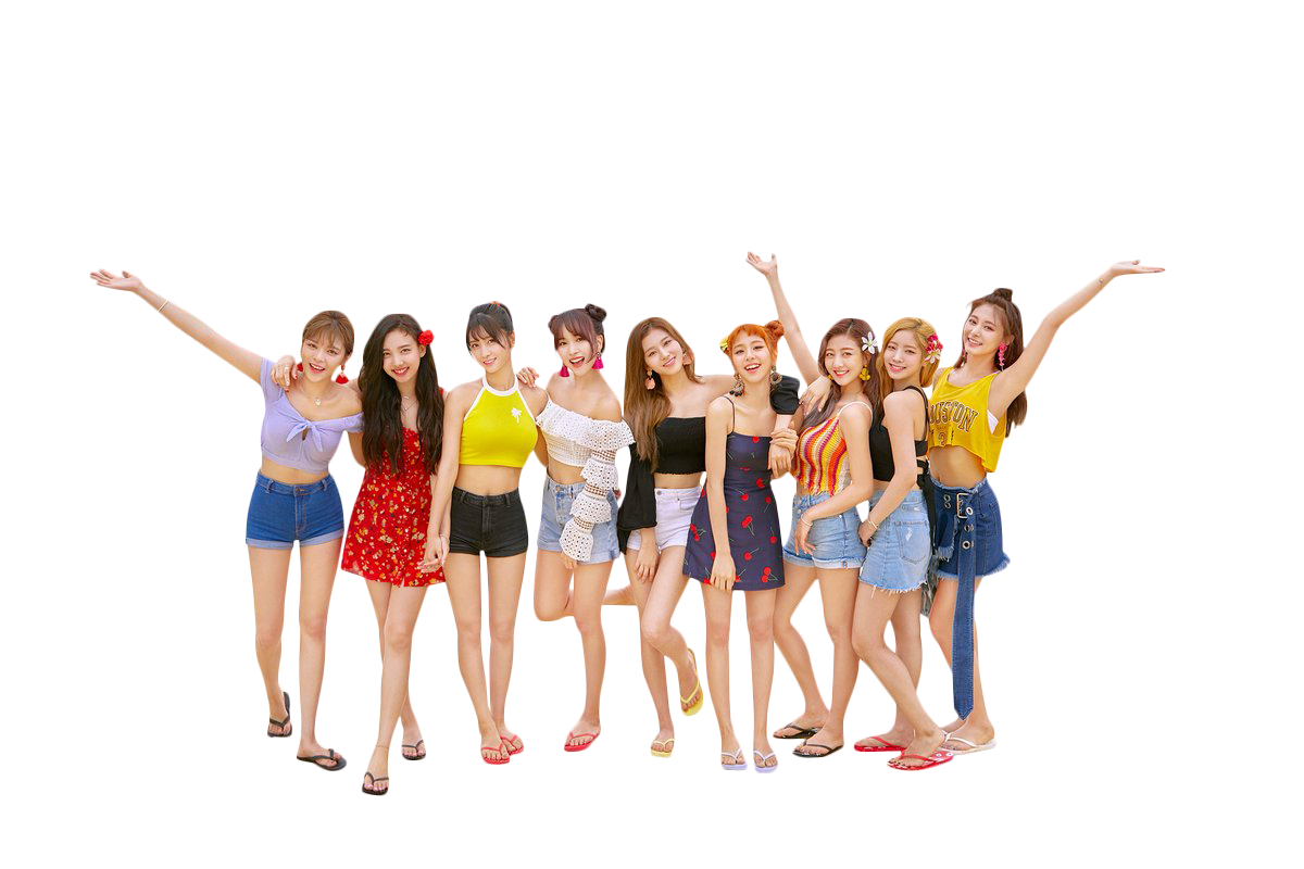 TWICE Group PNG Clipart