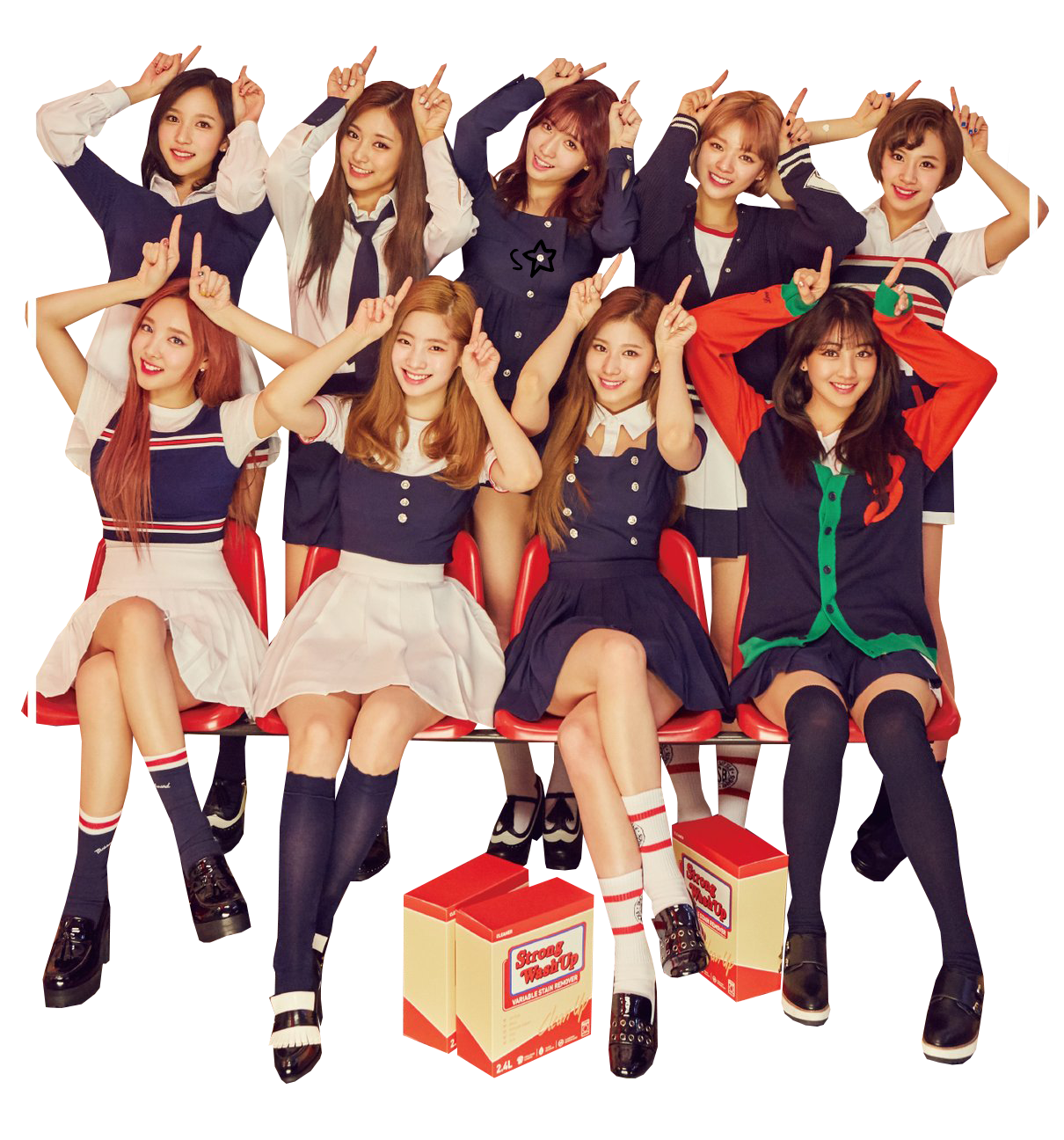 TWICE Group PNG Image