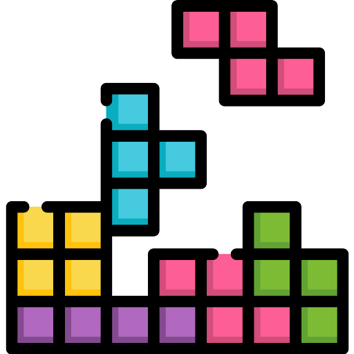 Tetris-Spiel PNG-Bild