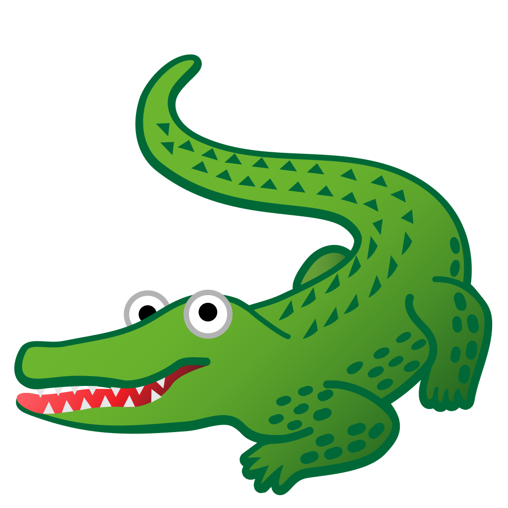 Vector Alligator PNG Image