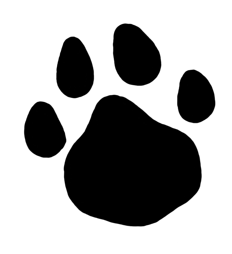 Vector Imagen de PNG de la huella animal