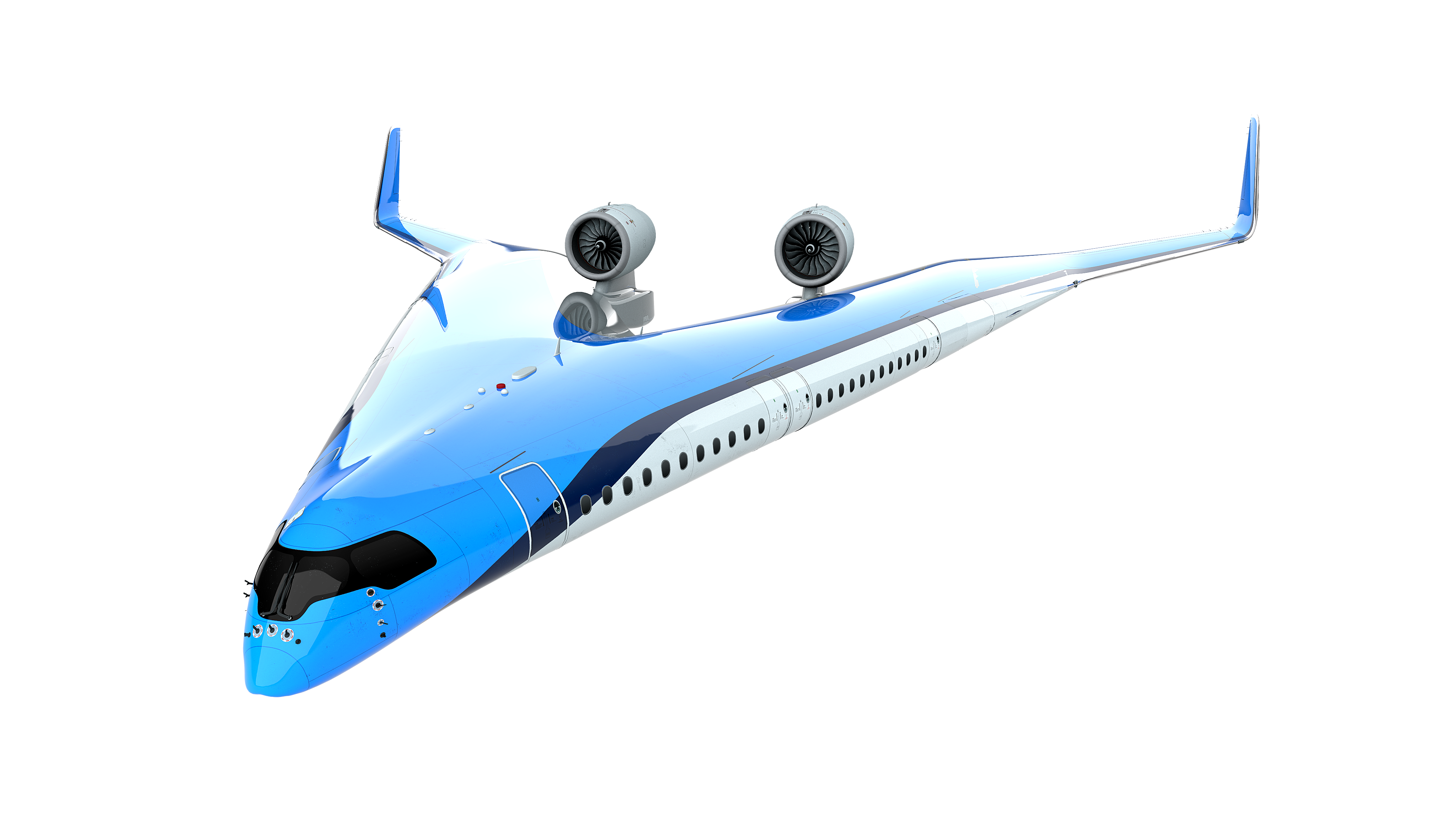 Vector Flying Airplane PNG foto