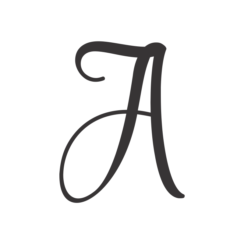 Vector Stylish Imagen PNG del alfabeto