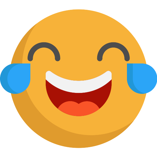 WhatsApp Laughter Emoji Transparent PNG