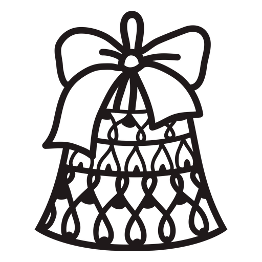 White Christmas Bell PNG Image