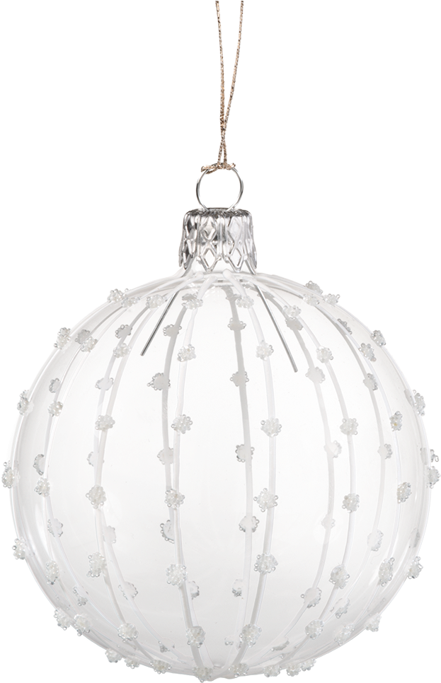 White Christmas Ornaments PNG Clipart
