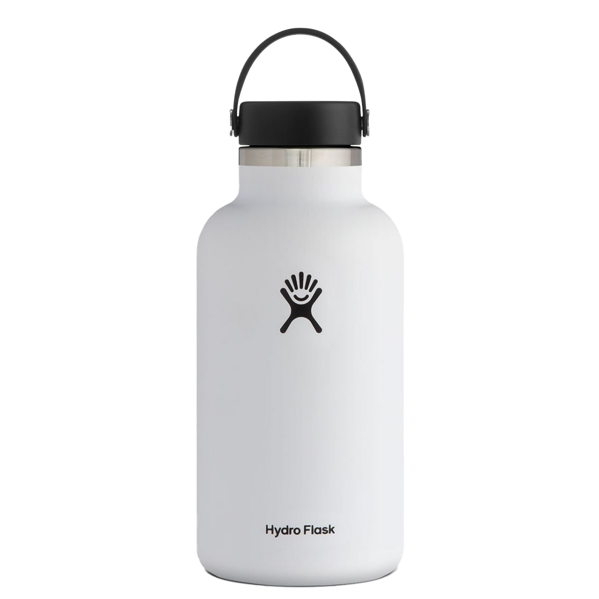 White Hydro Flask PNG Transparent Image