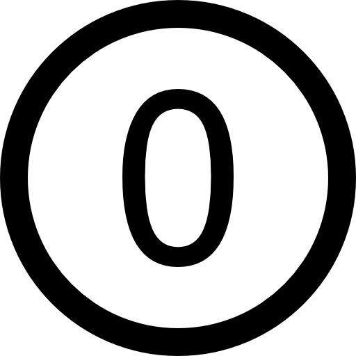 0 Number PNG Transparent HD Photo