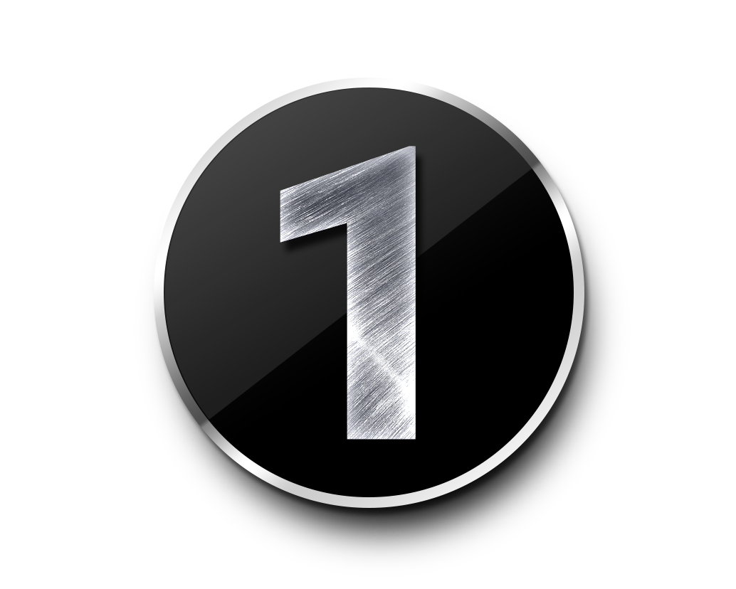 1 Number PNG HD