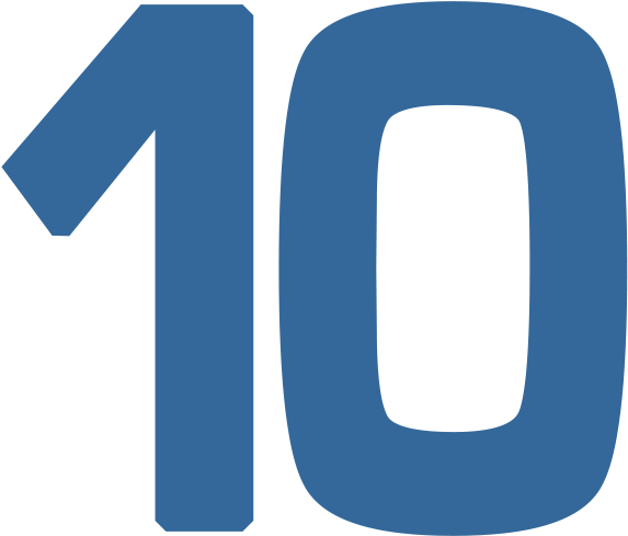 10 Number PNG Photo