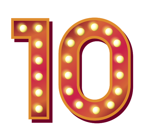 10 Number PNG Transparent HD Photo