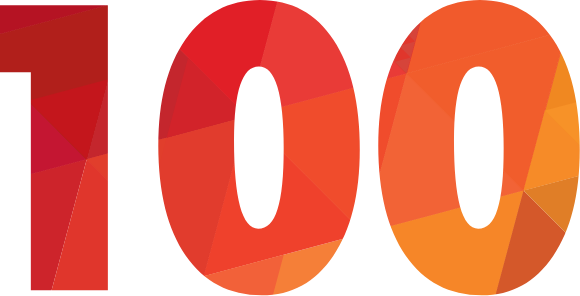 100 Number PNG HD
