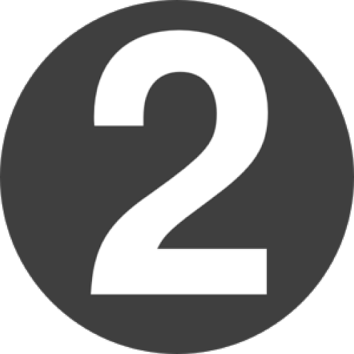 2 Number PNG Transparent HD Photo