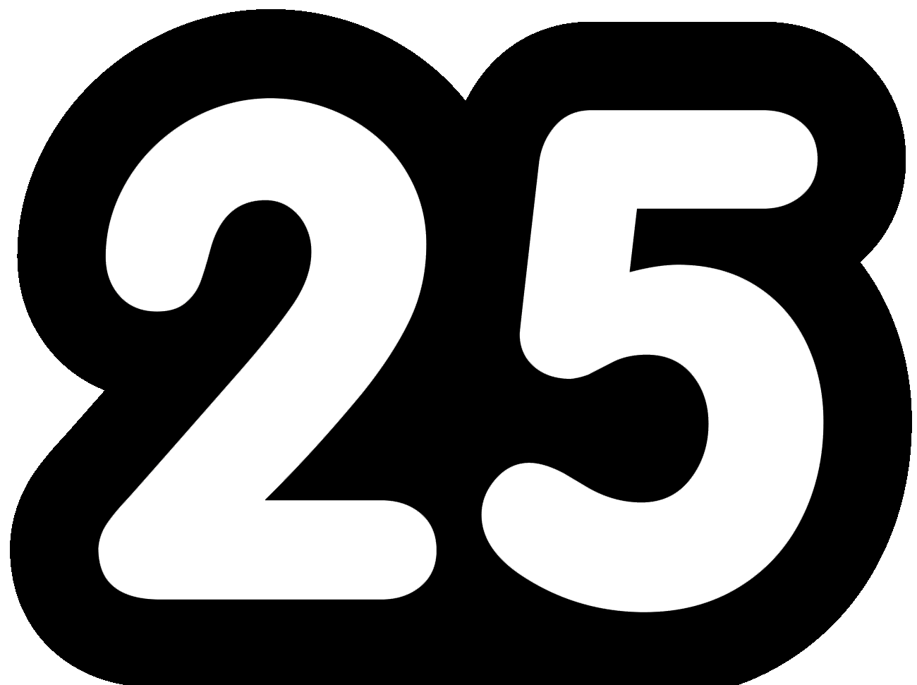 25 Number PNG Clipart