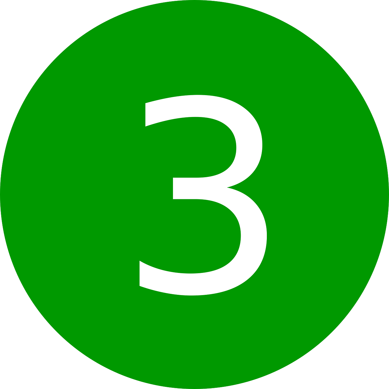 3 Number PNG Transparent HD Photo