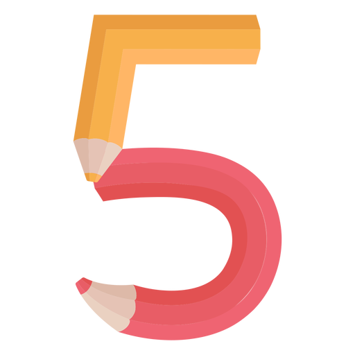 5 Number PNG Free Download