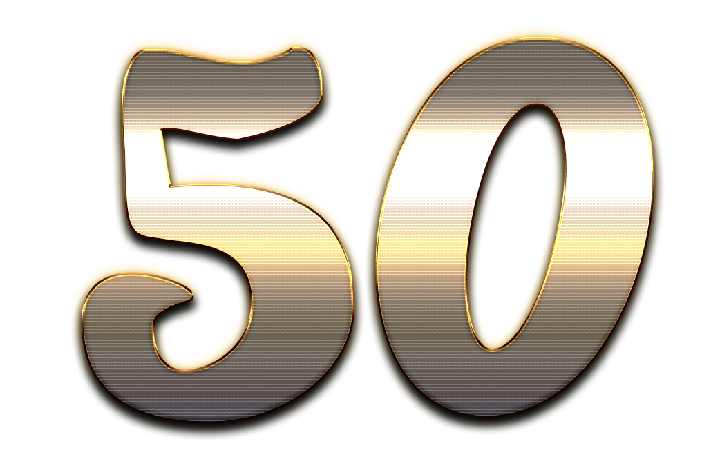 50 Number PNG Free Download