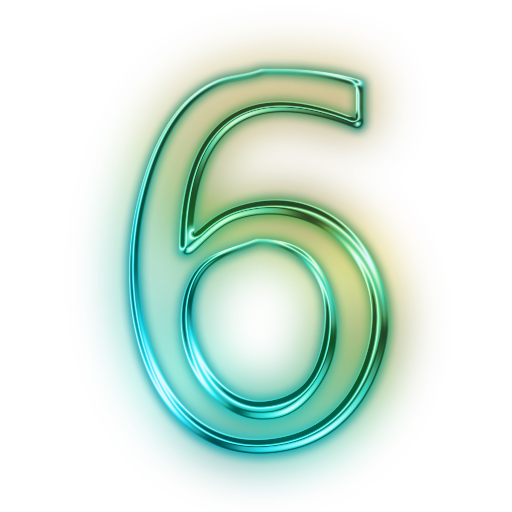 6 Number PNG Picture