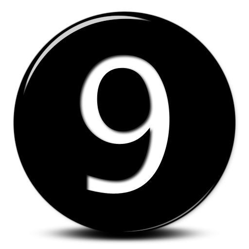 9 Number PNG Transparent Picture