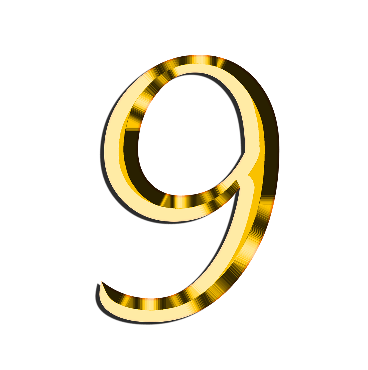 9 Number Transparent PNG