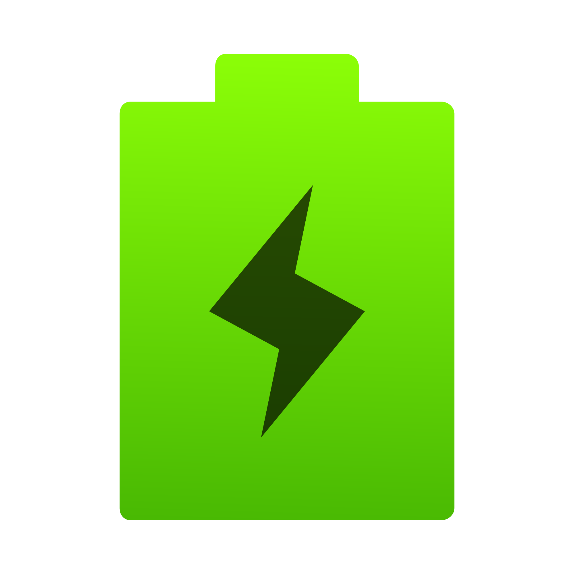 Bateria Android Carregando Green PNG