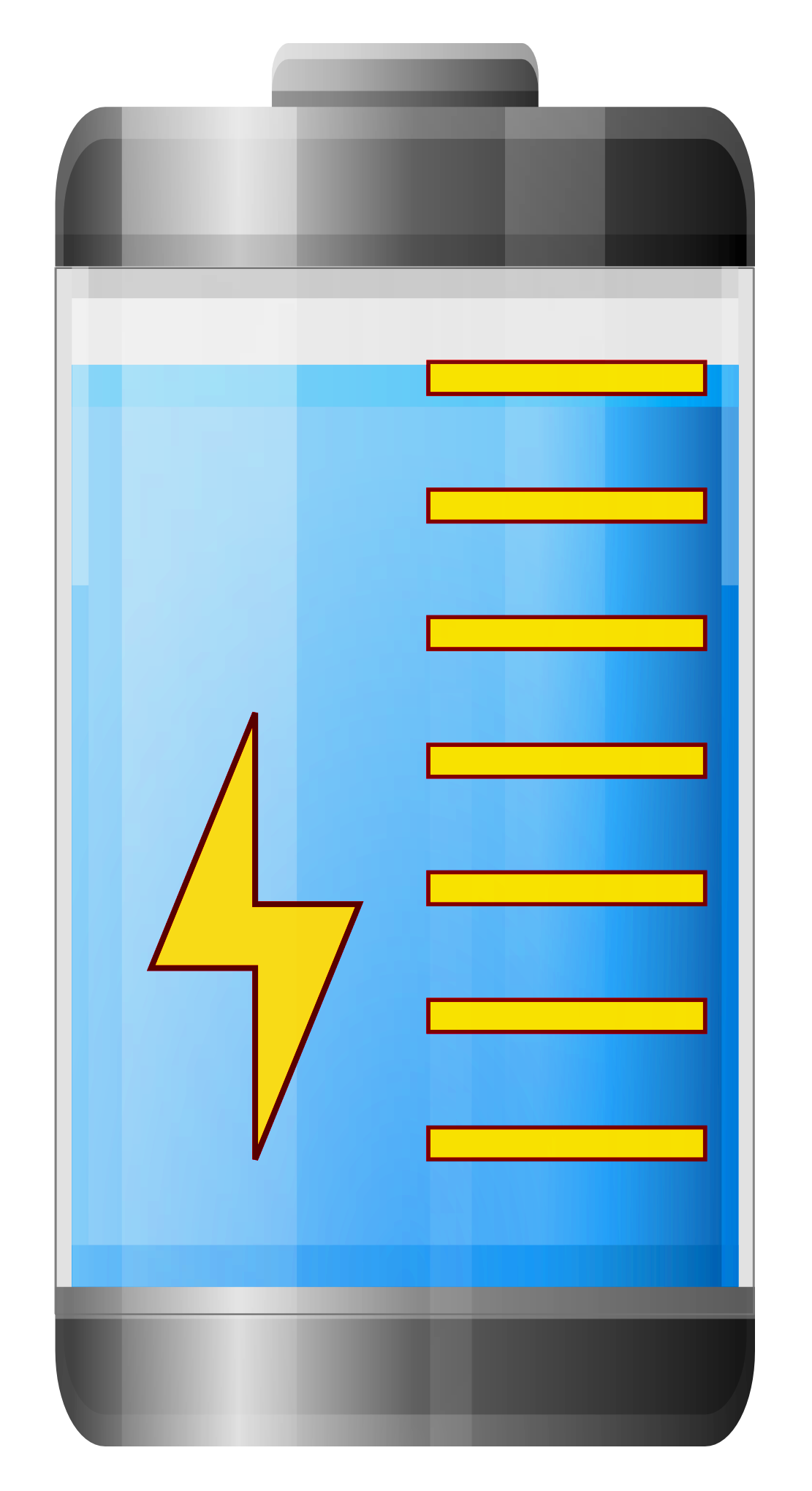 Android аккумулятор зарядки вектора PNG