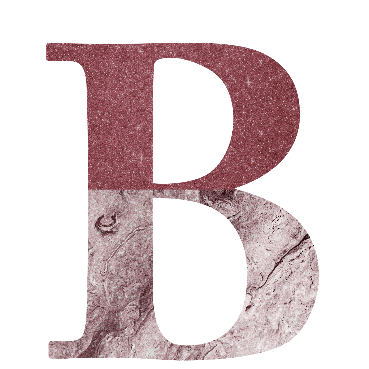 B Letter PNG Background Image