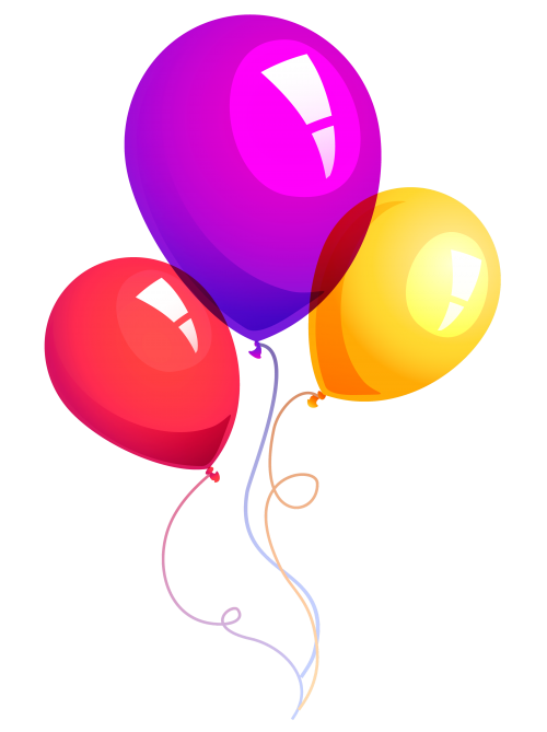 Balloon Vector Glossy Transparent PNG