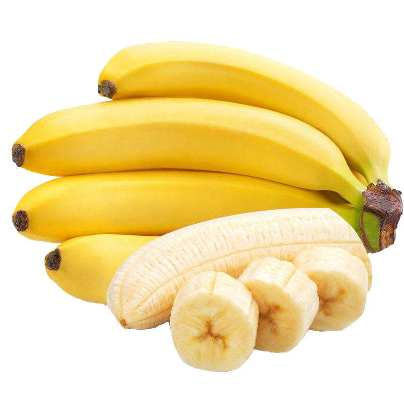 Banana Slice Bunch Transparent PNG