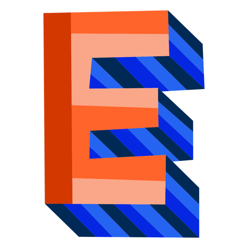 E Letter PNG Picture