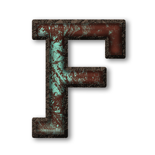 F-Buchstabe PNG Transparent HD-Foto