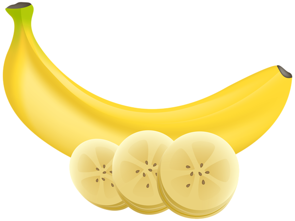 Banana fresca Clipart PNG Trasparente