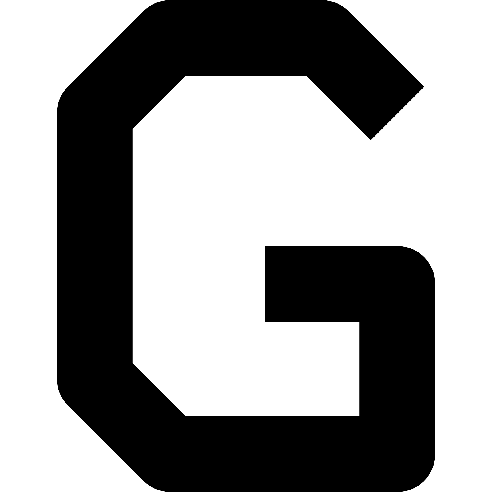 G-Buchstabe PNG Transparent-Bild