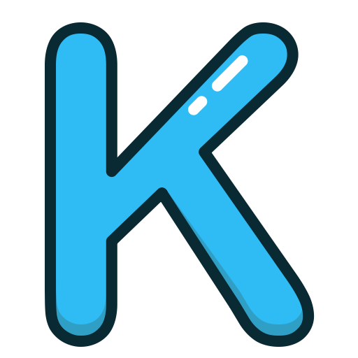 K lettera PNG PIC